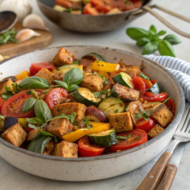 Rustic Tempeh Ratatouille