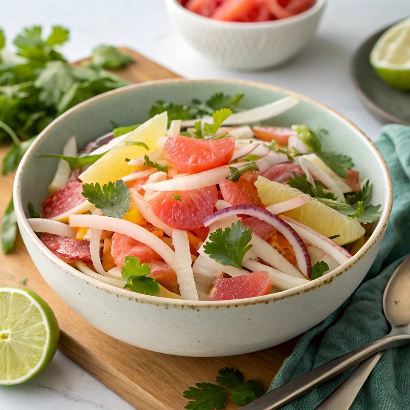 Refreshing Jicama and Grapefruit Salad