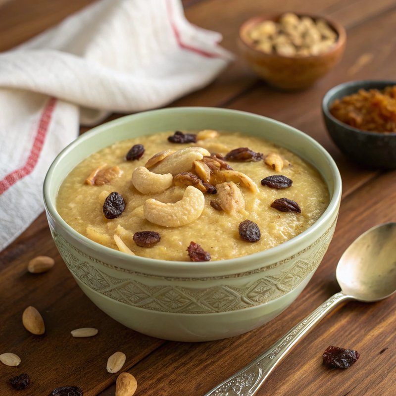 Coconut and Jaggery Pudding