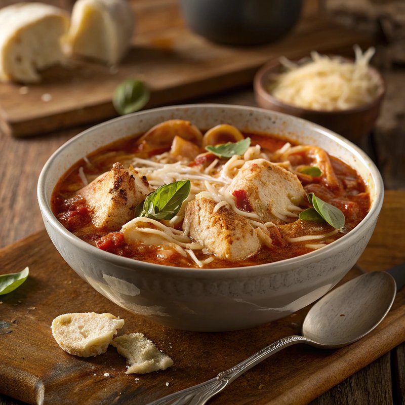 Chicken Parmesan Soup