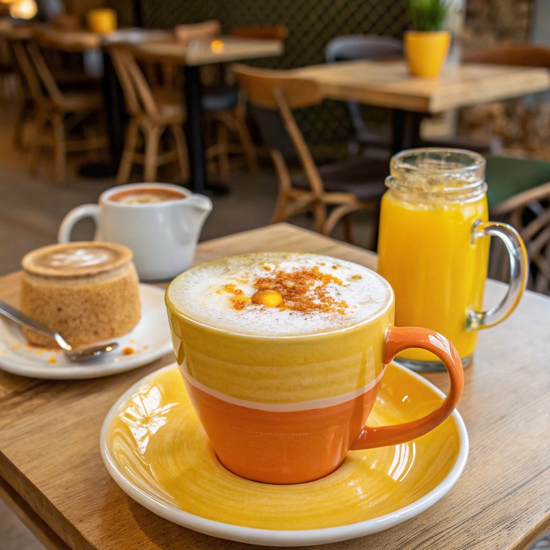 Valencia Orange Latte