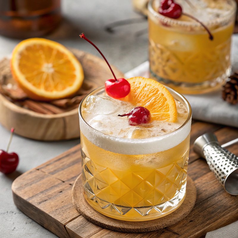 Canadian Rye Whiskey Sour