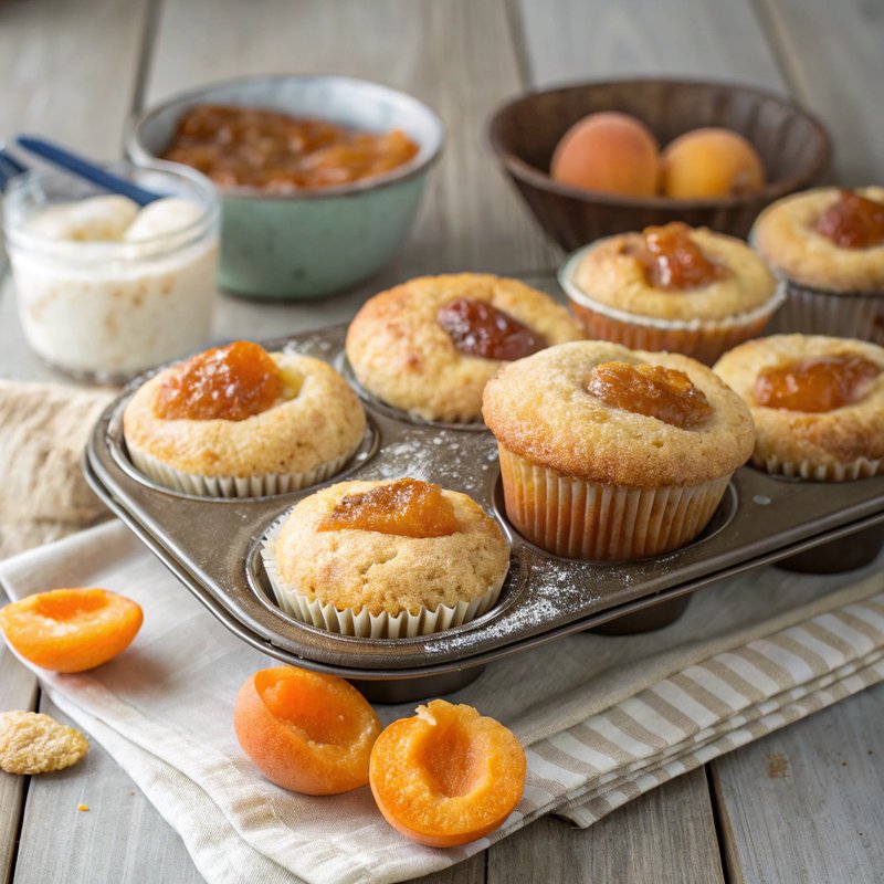 Delightful Apricot Muffins