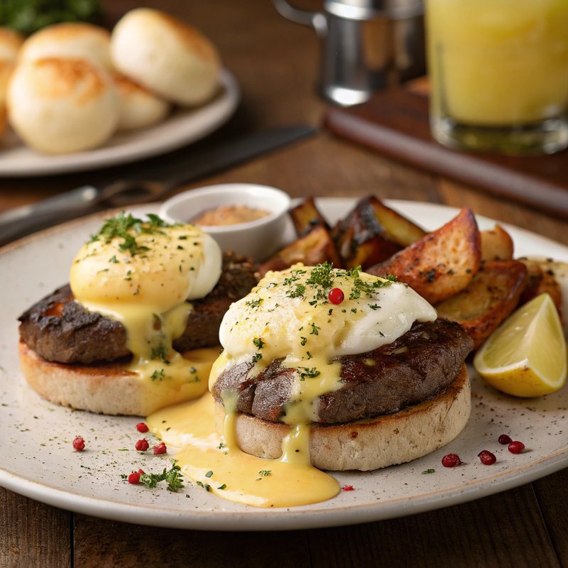 Steak and Eggs Benedict