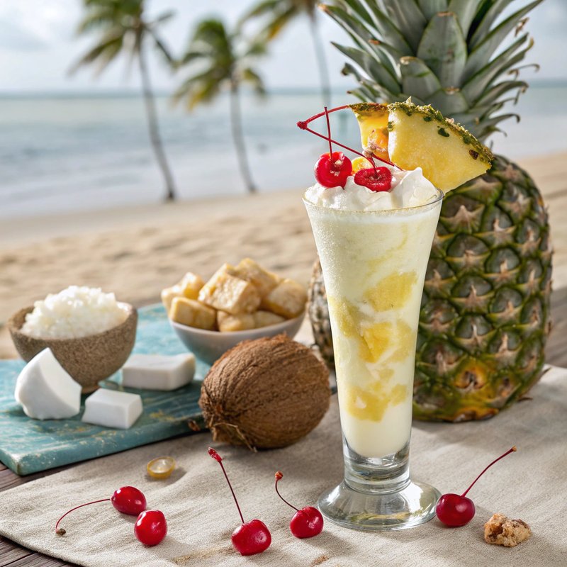 Tropical Piña Colada Milkshake