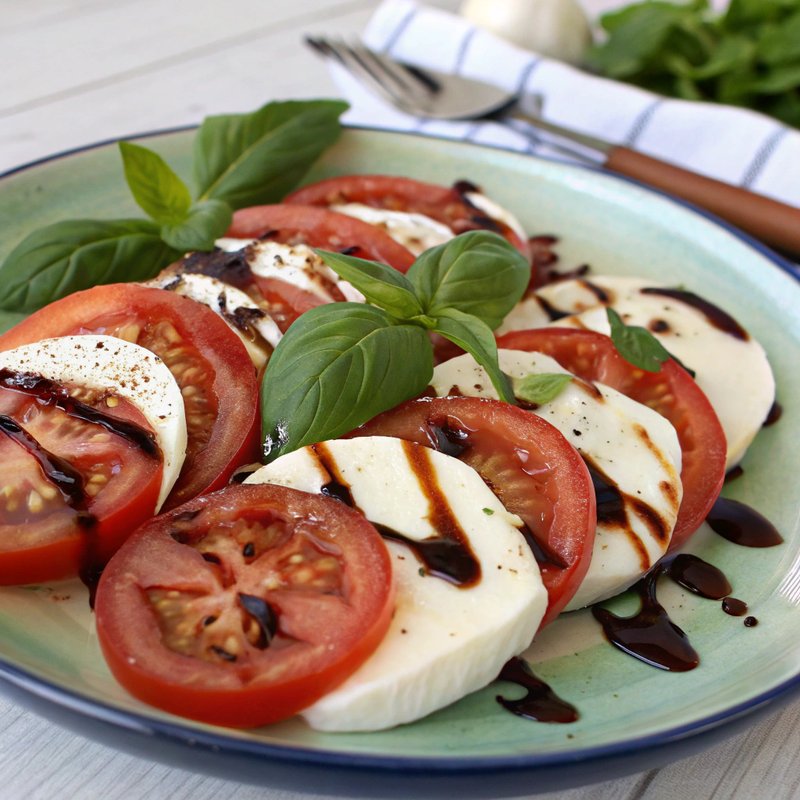 Caprese Salad with Balsamic Reduction