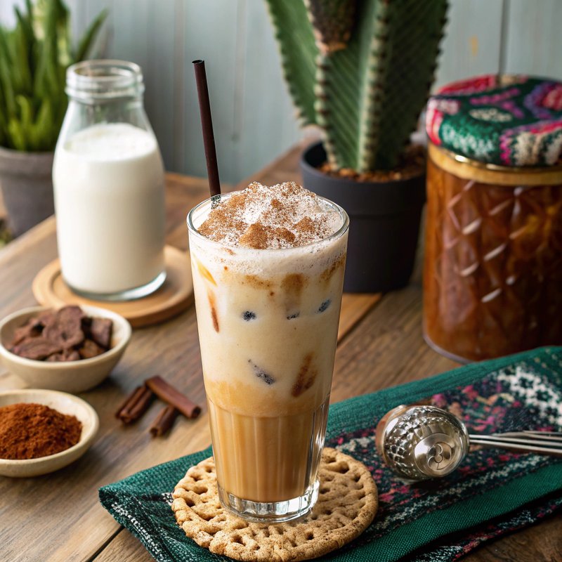Cactus and Agave Nectar Latte