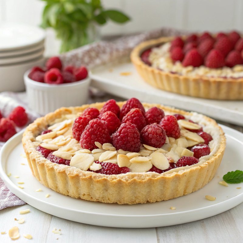 Raspberry Almond Tart