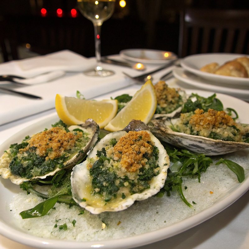 Oysters Rockefeller