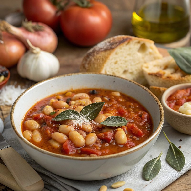 Zuppa di Fagioli all'Uccelletto
