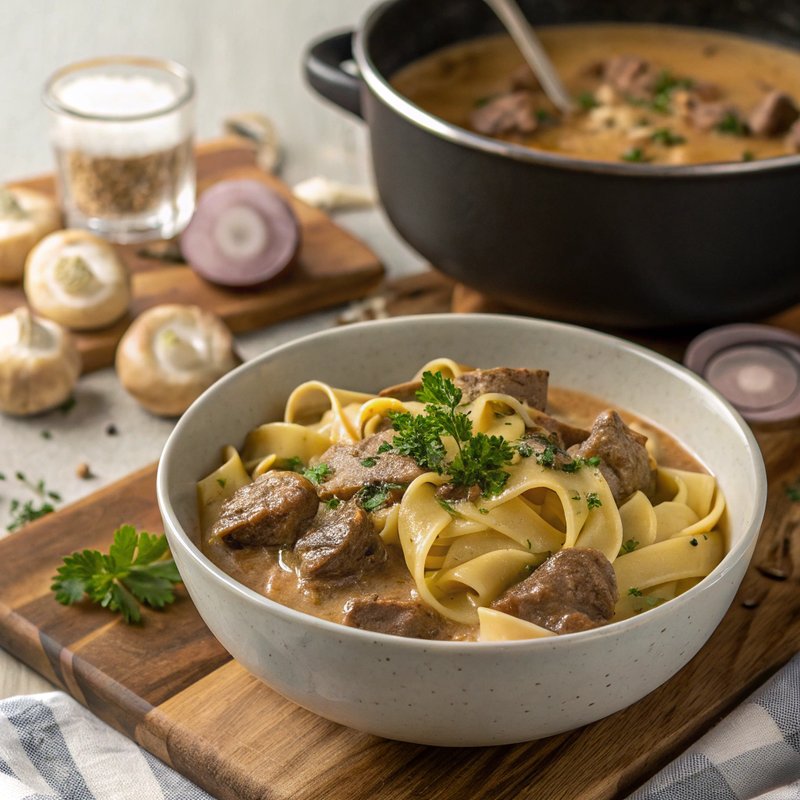 Beef Stroganoff