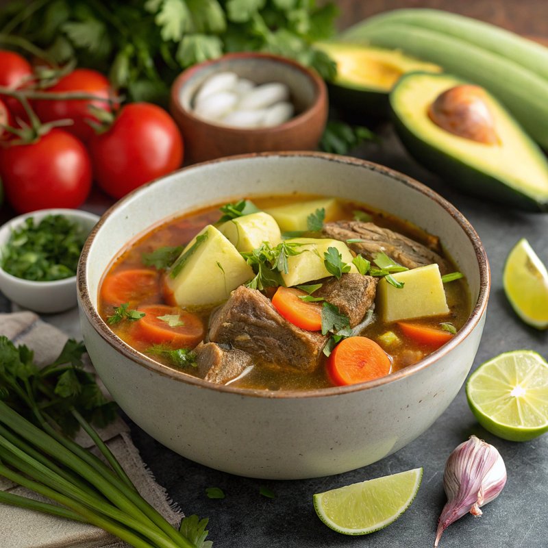Caldo de Costilla (Colombian Beef Rib Soup)