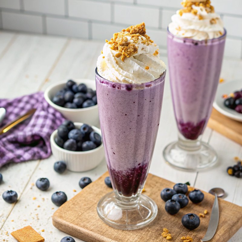 Blueberry Pie Milkshake