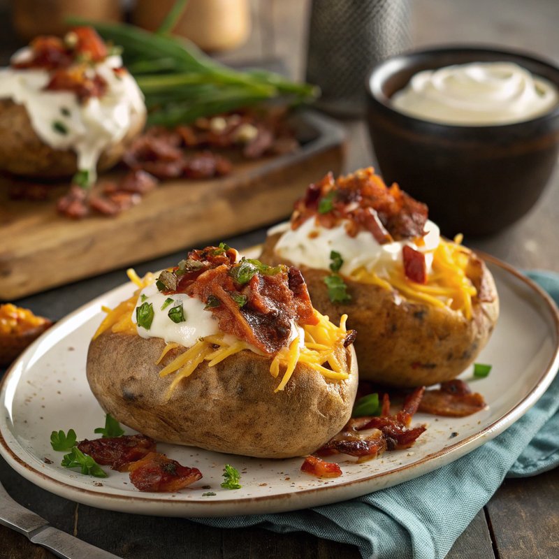 Ultimate Loaded Baked Potatoes