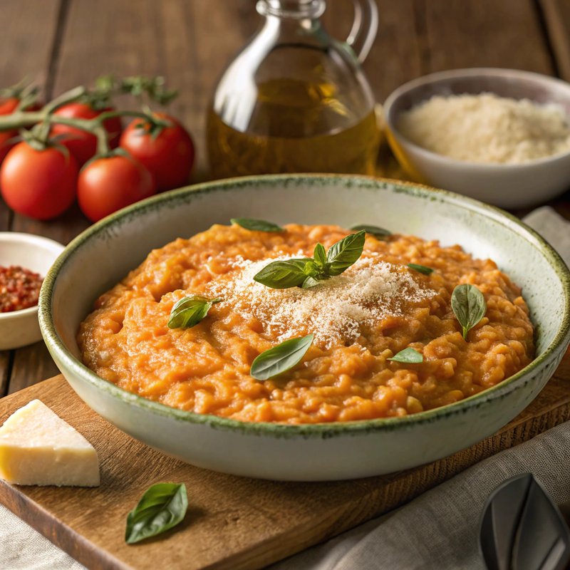 Tomato Parmesan Risotto