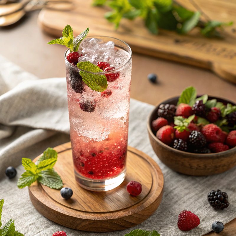 Gin and Jam Fizz