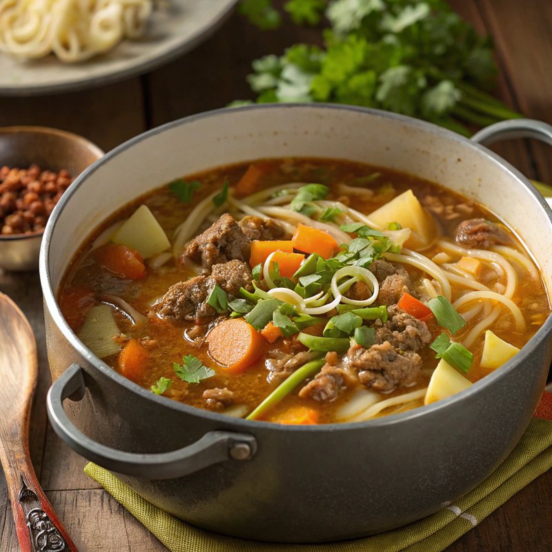 Huushuur Soup