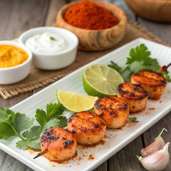 Tandoori Scallops