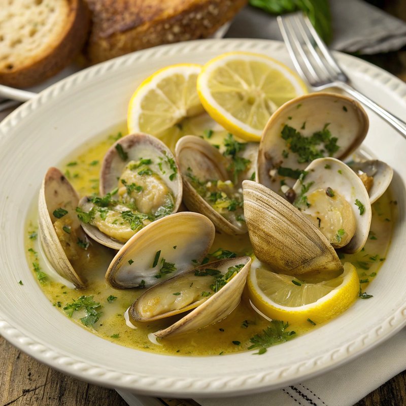 Pinot Gris Steamed Clams
