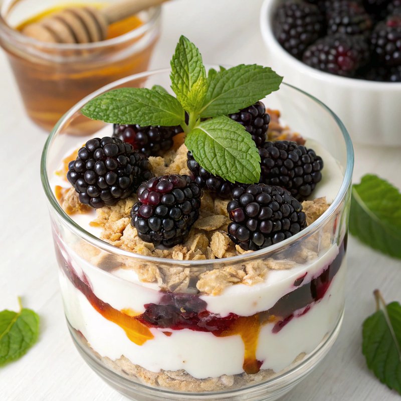 Delightful Blackberry Parfait