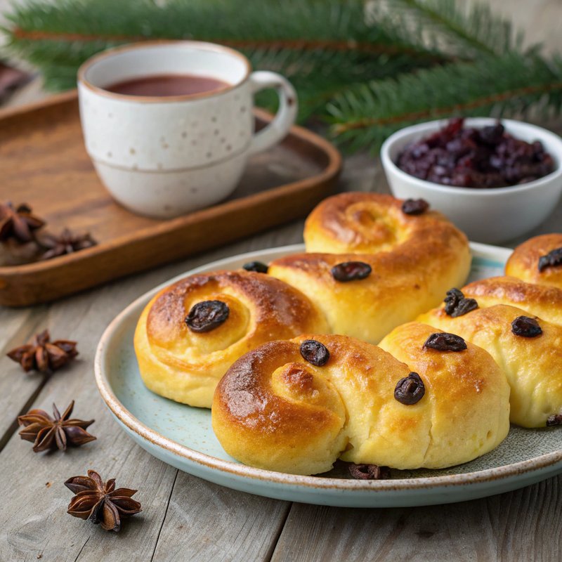 Lussekatter (Swedish Saffron Buns)