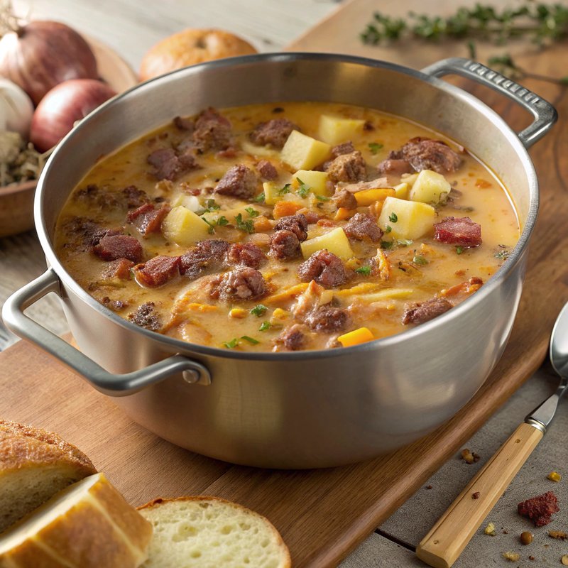 Bacon Cheeseburger Soup