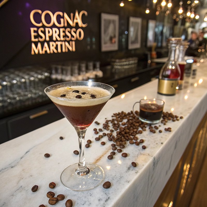 Cognac Espresso Martini