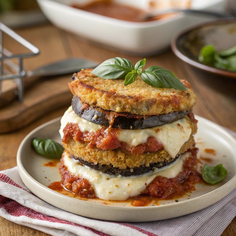 Baked Eggplant Parmesan