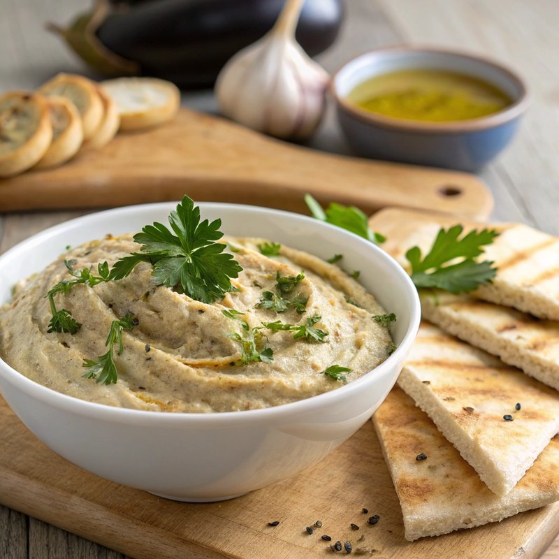 Creamy Roasted Eggplant Dip