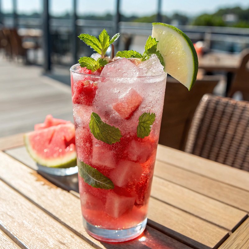 Watermelon Gin Fizz