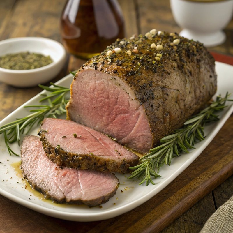 Herb-Crusted Top Round Roast