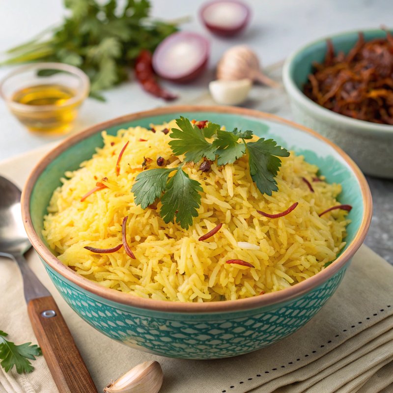 Aromatic Saffron Rice