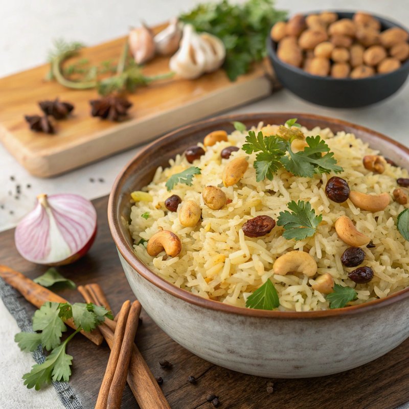 Ghee Rice: An Indian Delicacy