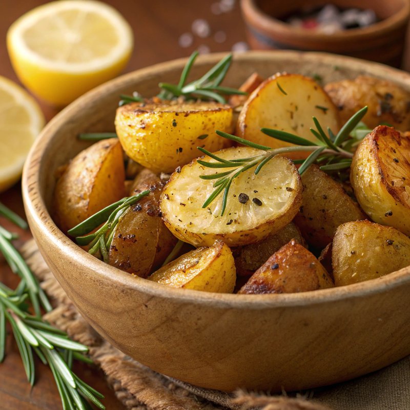 Rosemary and Lemon Country Potatoes