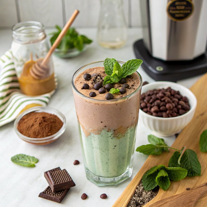 Mint Chocolate Protein Shake
