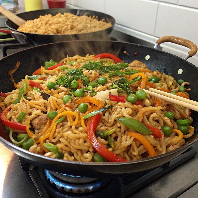 Savory Udon Fried Rice