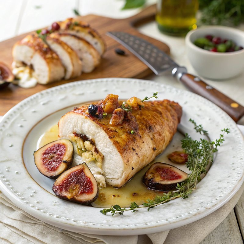 Fig and Feta Stuffed Chicken
