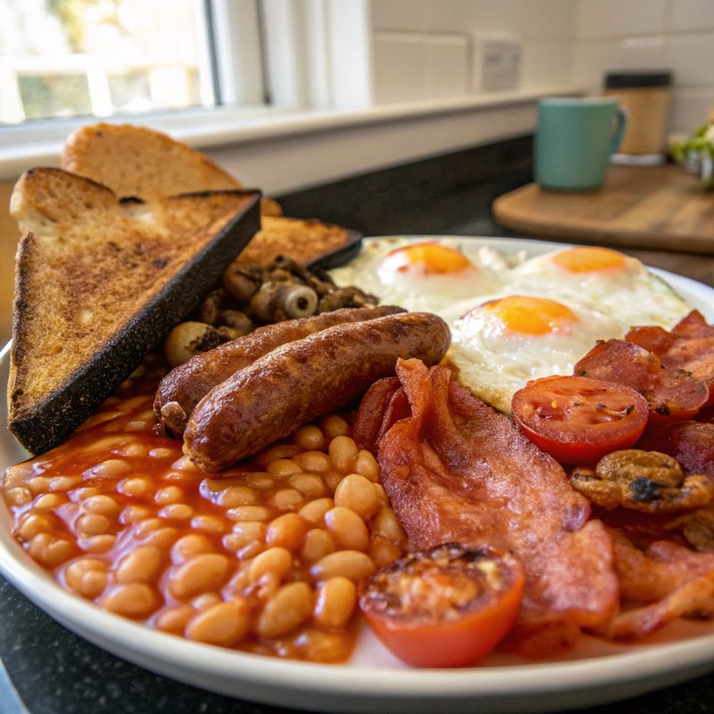 Hearty Traditional Fried Breakfast