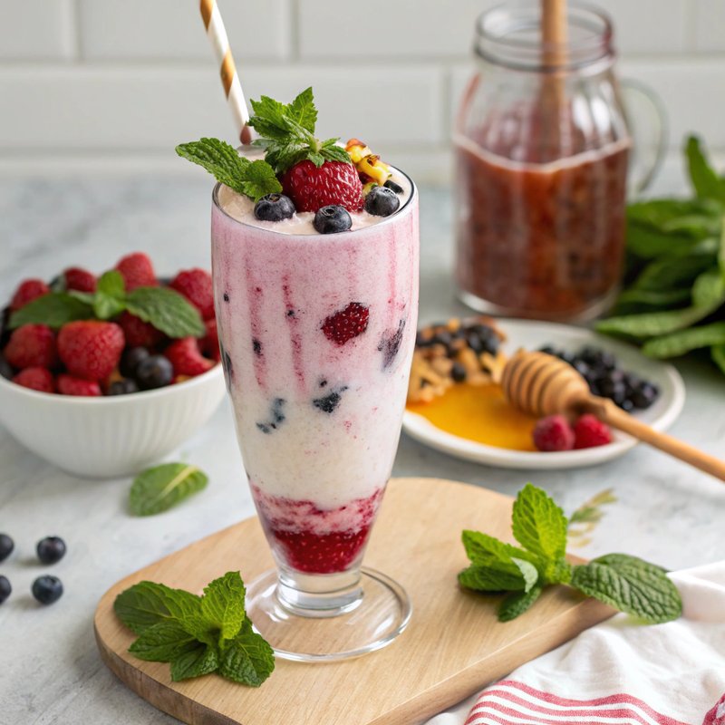 Mixed Berry Lassi