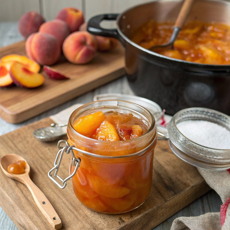 Homemade Peach Preserve