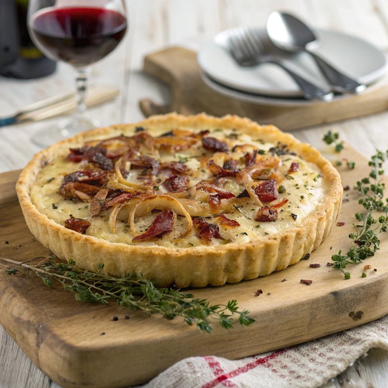Bacon and Onion Tart