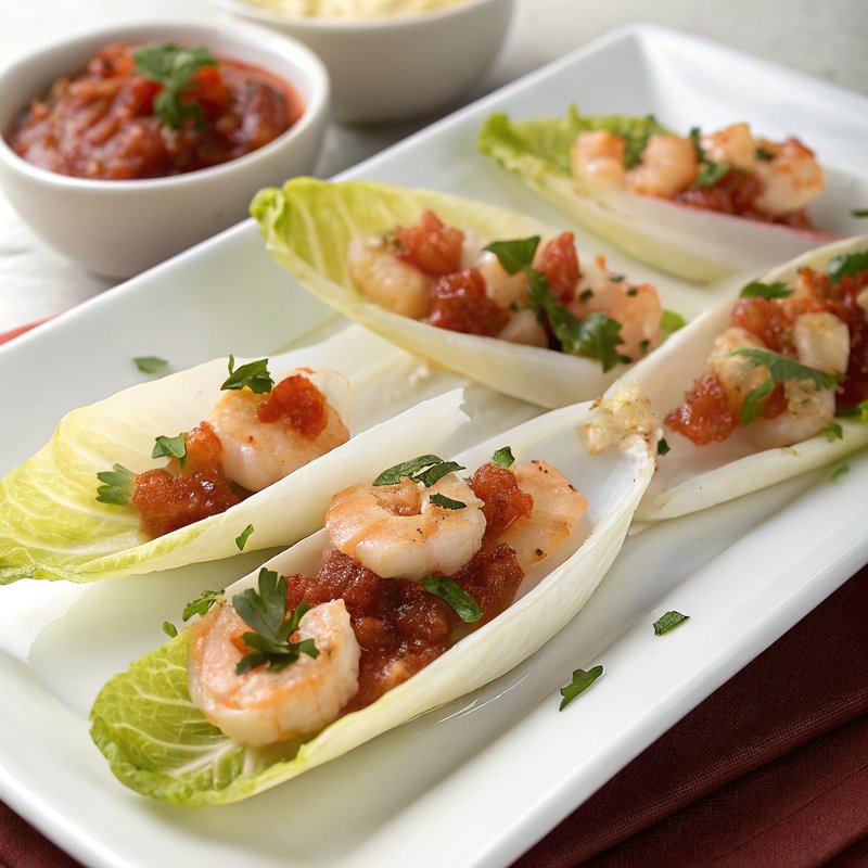 Endive and Shrimp Cocktail