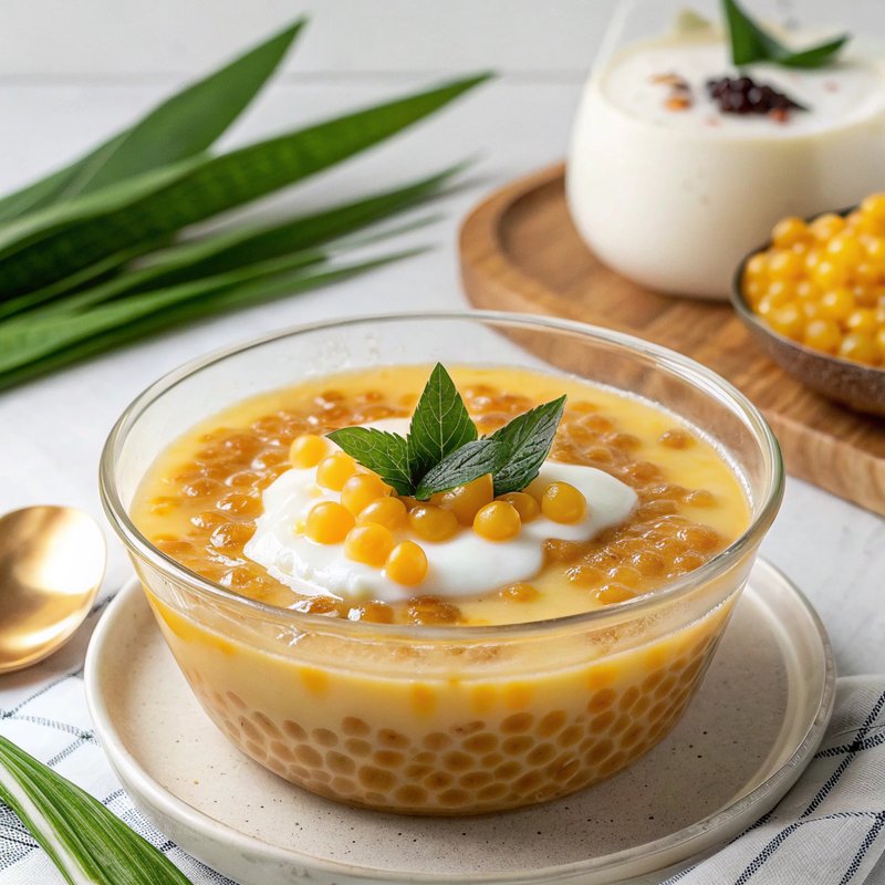 Gula Melaka Sago Pudding