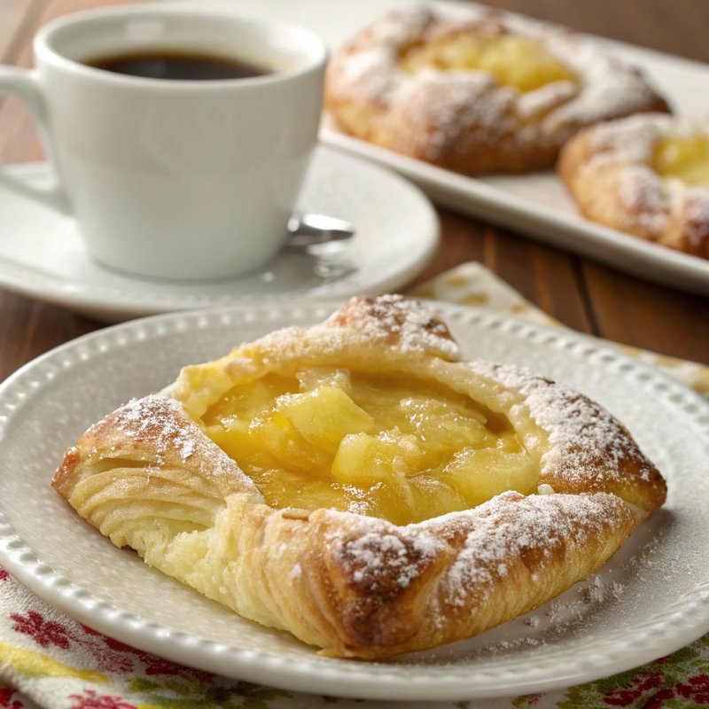 Pineapple and Cream Cheese Danish