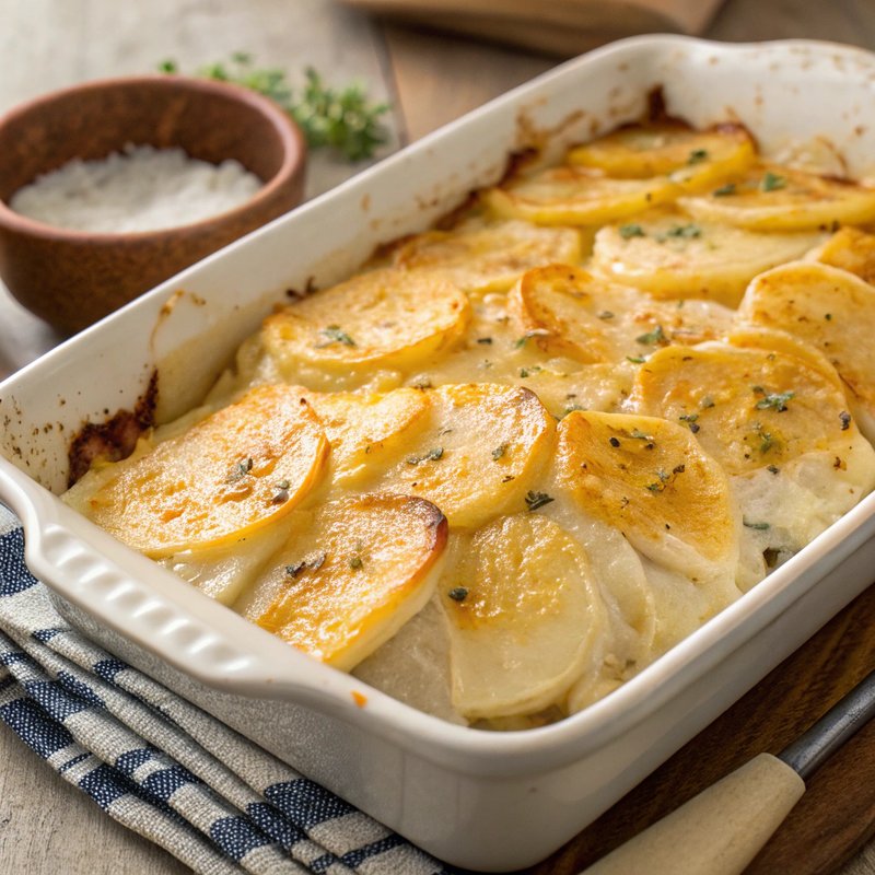Creamy Country Potatoes Au Gratin
