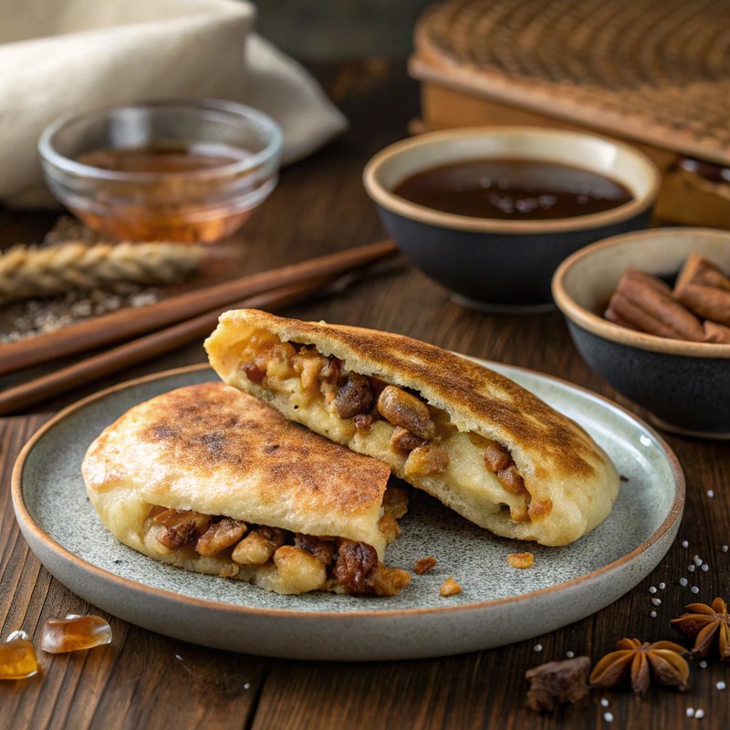 Hotteok: Korean Sweet and Savory Pancakes
