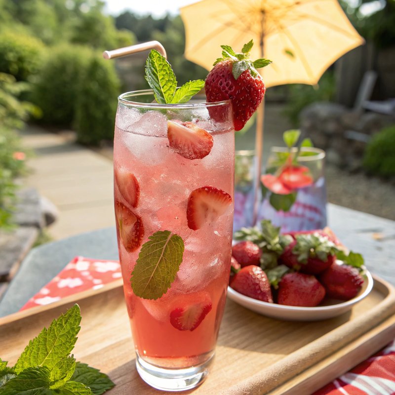 Strawberry Rhubarb Refresher