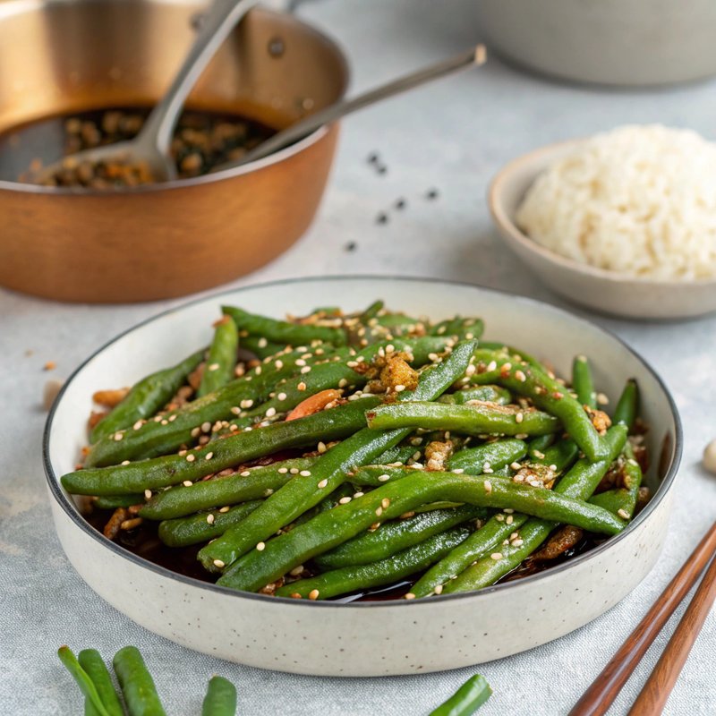 Green Bean and Sesame Stir Fry