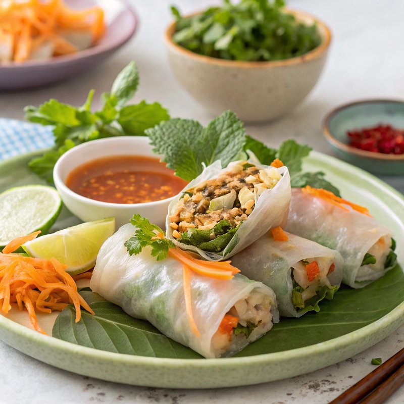 Bi Cuon (Vietnamese Shredded Pork Rolls)