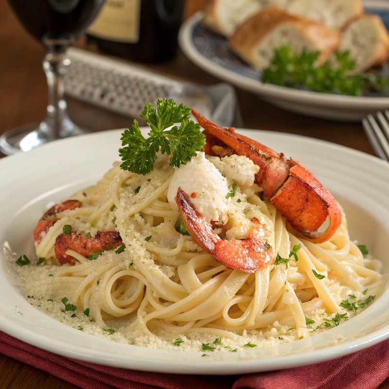 Buttery Lobster Linguine